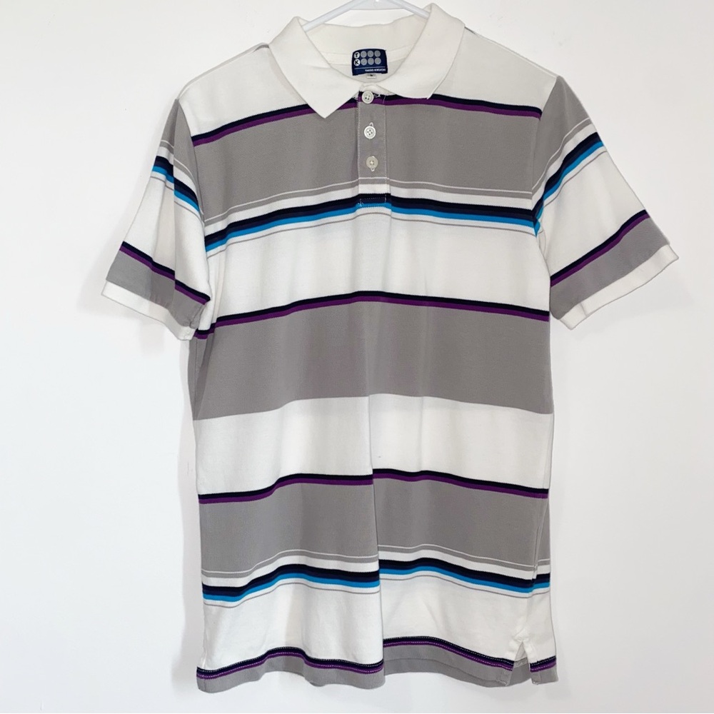 Takeo Kikuchi Striped Polo Shirt Size 3